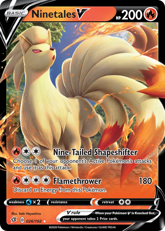 Ninetales V - 026/192 - Rebel Clash