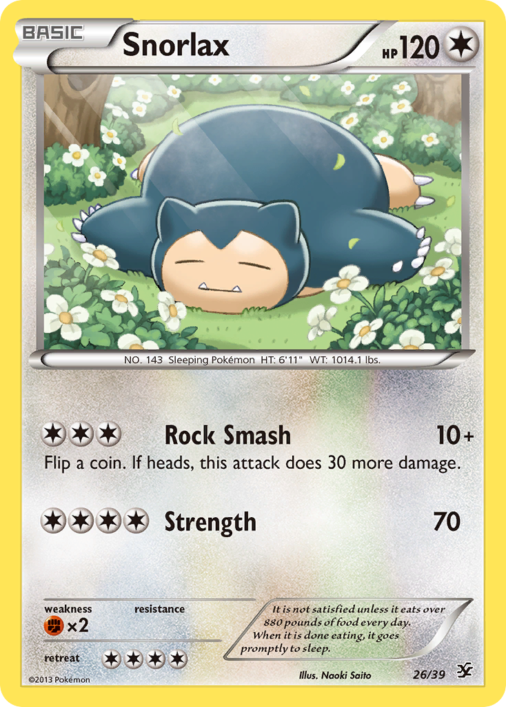 Snorlax - 26/39 - Kalos Starter Set