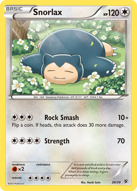 Snorlax - 26/39 - Kalos Starter Set