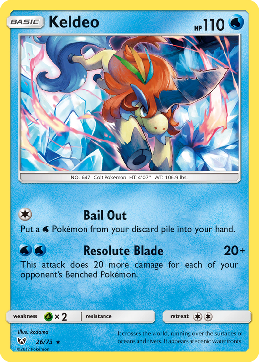 Keldeo - 26/73 - Shining Legends