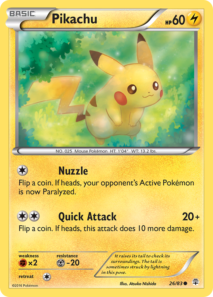 Pikachu - 26/83 - Generations