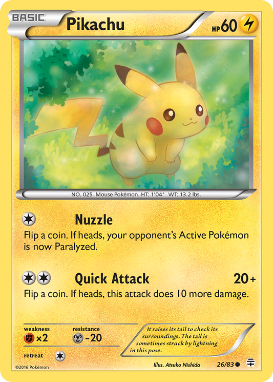 Pikachu - 26/83 - Generations