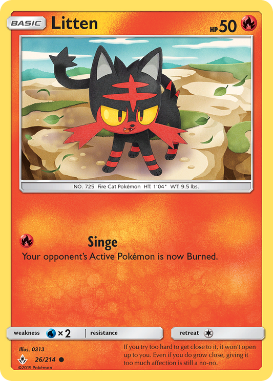 Litten - 026/214 - Unbroken Bonds