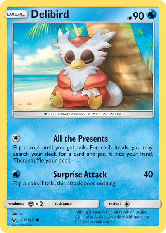 Delibird - 026/145 - Guardians Rising