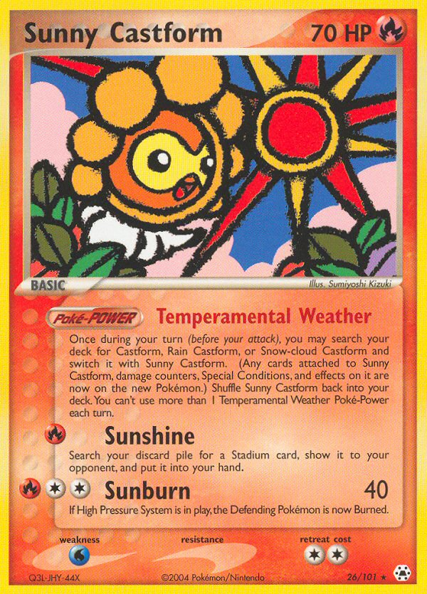 Sunny Castform - 026/101 - Hidden Legends