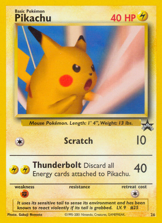 Pikachu - 26/53 - Wizards Black Star Promos