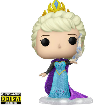 Frozen Elsa Diamond Glitter Pop! Vinyl Figure #1024 - Entertainment Earth Exclusive