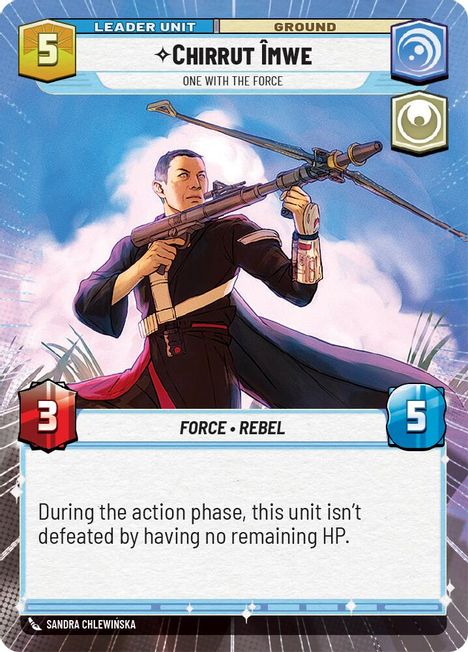 Chirrut Îmwe - SOR - 272 - Rare - Hyperspace