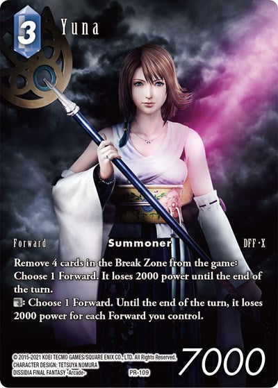 Yuna - PR-109 - Promo (Full Art) - Deck Exclusive Cards