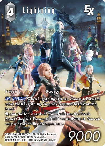 Lightning EX - PR-110 - Promo (Full Art) - Deck Exclusive Cards