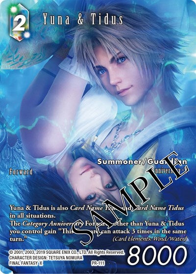 Yuna & Tidus - PR-111 - Promo - FF: Promo Cards
