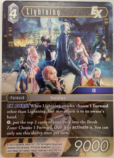 Lightning EX - PR-110 - Promo - Deck Exclusive Cards