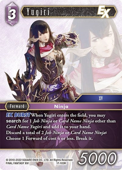 Yugiri EX - 17-103R - Rare - Rebellion's Call