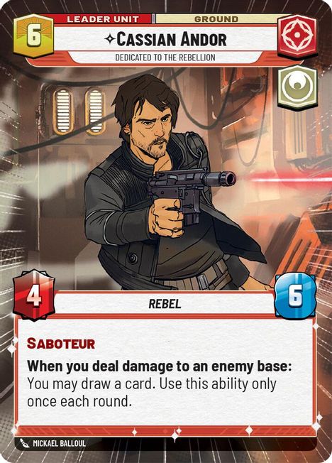 Cassian Andor - SOR - 279 - Rare - Hyperspace