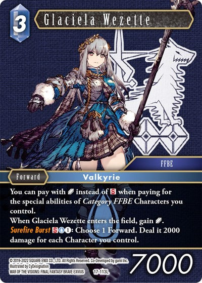 Glaciela Wezette - 17-113L - Legend - Rebellion's Call