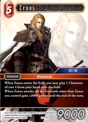 Zenos - 17-011R - Rare - Rebellion's Call