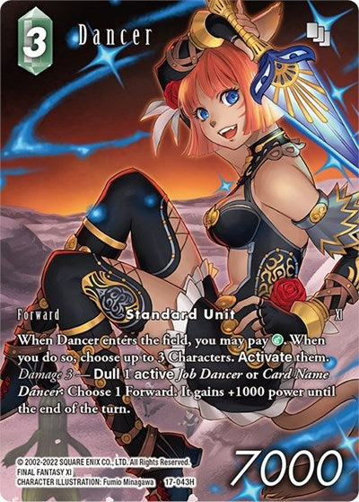 Dancer - 17-043H - Hero (Full Art) - Rebellion's Call