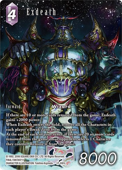 Exdeath - 17-091L - Legend (Full Art) - Rebellion's Call