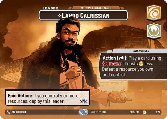 Lando Calrissian - SHD - 279 - Rare - Showcase