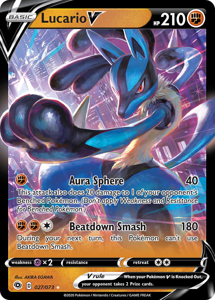 Lucario V - 27/73 - Champion's Path