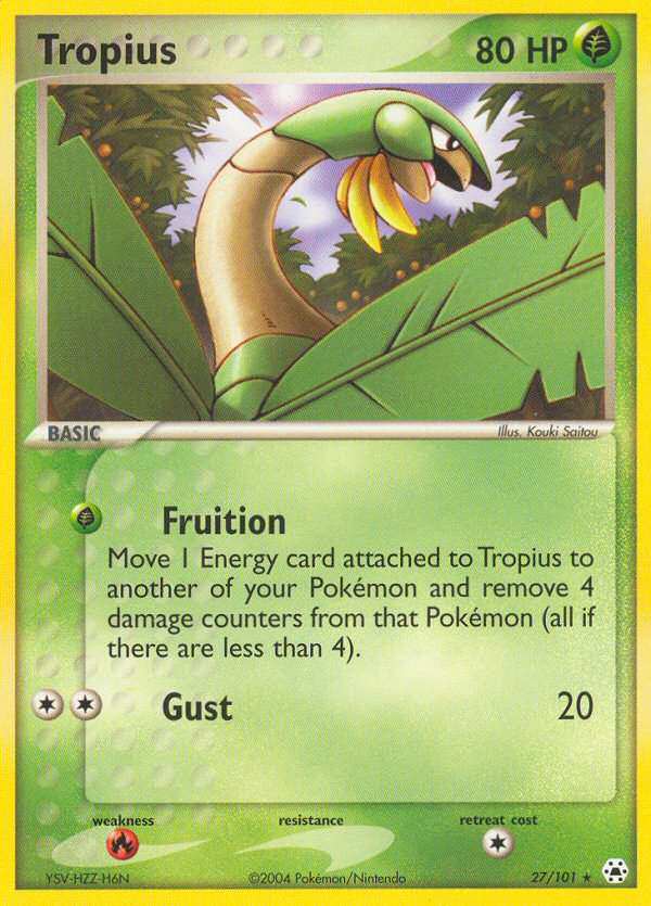 Tropius - 027/101 - Hidden Legends