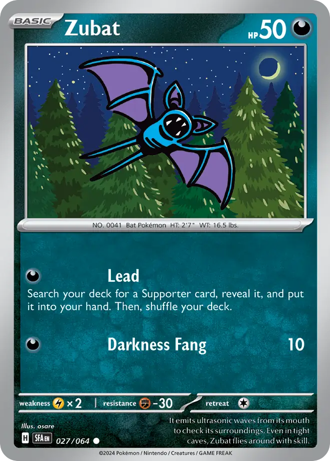 Zubat - 27/64 - Shrouded Fable