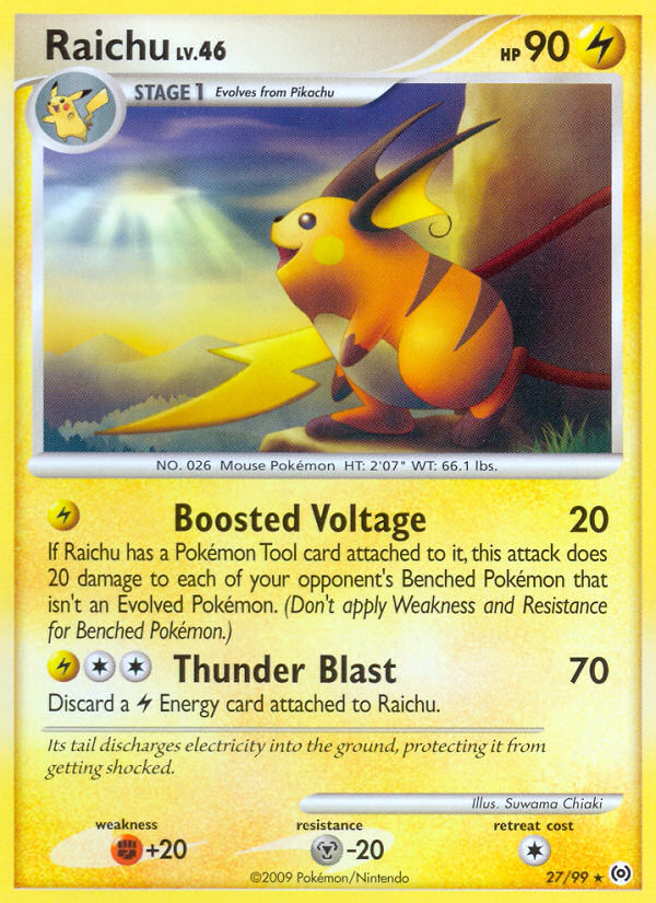 Raichu - 27/99 - Arceus