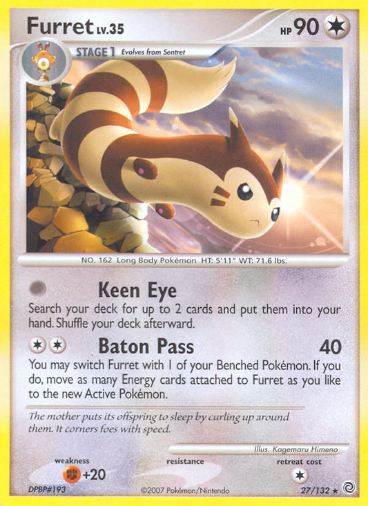 Furret - 027/132 - Secret Wonders