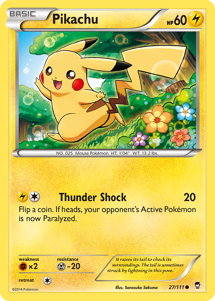 Pikachu - 027/111 - Furious Fists