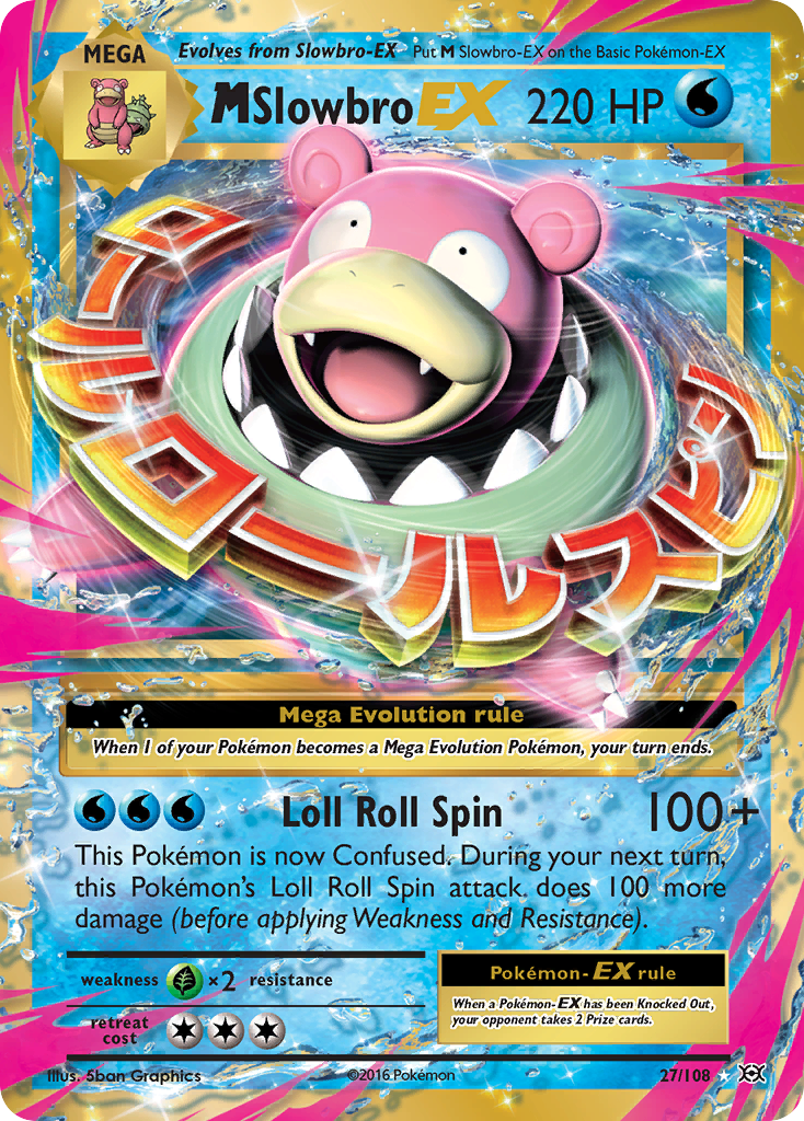 M Slowbro-EX - 027/108 - Evolutions