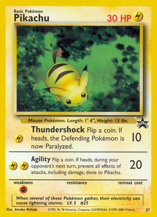 Pikachu - 27/53 - Wizards Black Star Promos