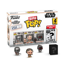 Star Wars: The Mandalorian with Pistol Funko Bitty Pop! Mini-Figure 4-Pack
