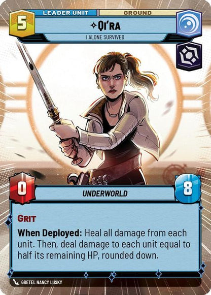 Qi'ra - SHD - 282 - Rare - Hyperspace