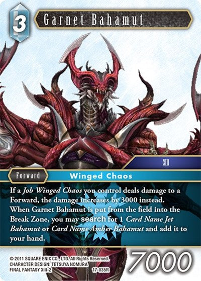 Garnet Bahamut - 17-035R - Rare - Rebellion's Call