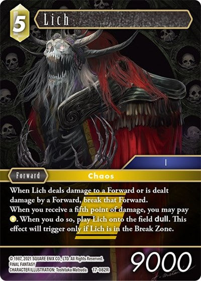 Lich - 17-082R - Rare - Rebellion's Call