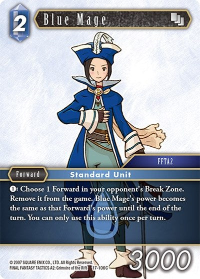 Blue Mage - 17-106C - Common - Rebellion's Call