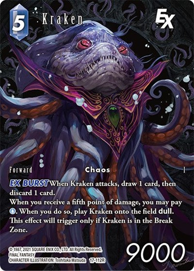 Kraken EX - 17-112R - Rare (Full Art) - Rebellion's Call