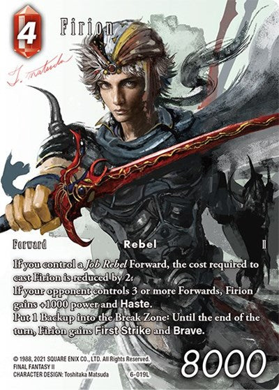 Firion - 6-019L - Legend (Full Art Reprint) - Rebellion's Call