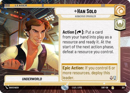 Han Solo - SOR - 283 - Rare - Hyperspace