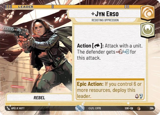 Jyn Erso - SOR - 284 - Common - Hyperspace