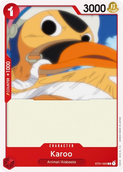 Karoo - ST01-003 - Common - ST-01: Starter Deck 1 Straw Hat Crew