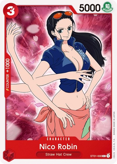 Nico Robin - ST01-008 - Common - ST-01: Starter Deck 1 Straw Hat Crew