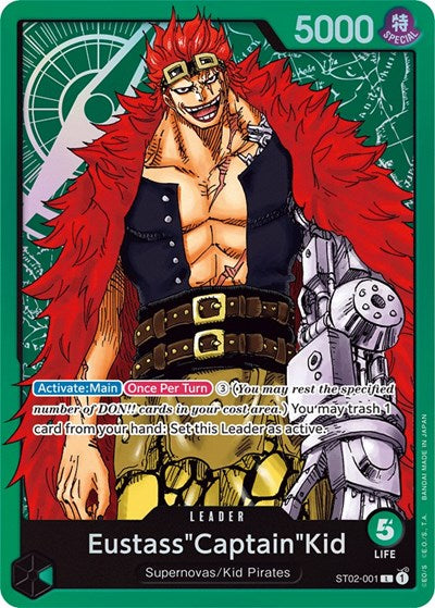 Eustass"Captain"Kid - ST02-001 - Leader - ST-02: Starter Deck 2 Worst Generation