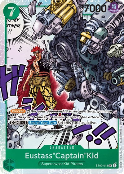 Eustass"Captain"Kid - ST02-013 - Super Rare - Worst Generation