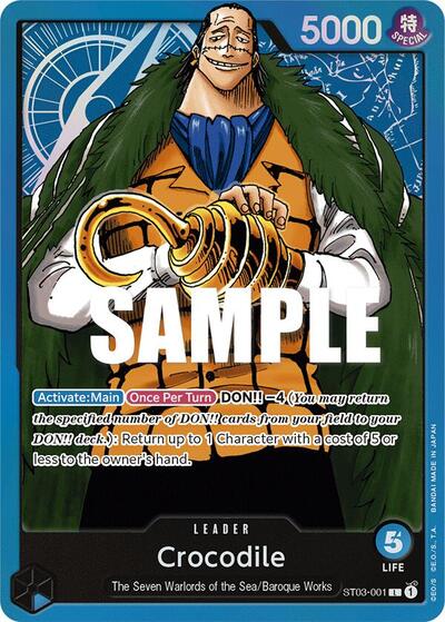Crocodile - ST03-001 - Leader - The Seven Warlords of The Sea