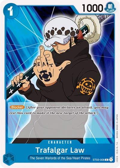 Trafalgar Law - ST03-008 - Common - ST-03: Starter Deck 3 The Seven Warlords of The Sea