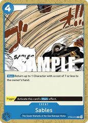Sables - ST03-015 - Common - ST-03: Starter Deck 3 The Seven Warlords of The Sea
