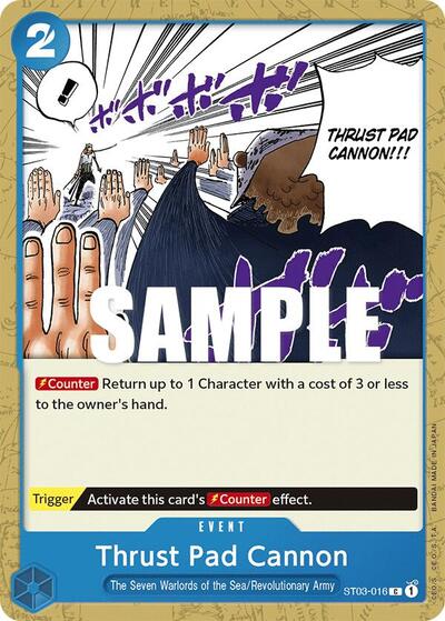 Thrust Pad Cannon - ST03-016 - Common - ST-03: Starter Deck 3 The Seven Warlords of The Sea