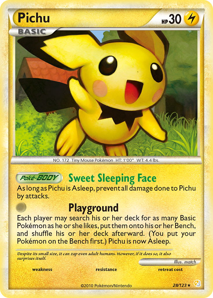 Pichu - 028/123 - HeartGold & SoulSilver