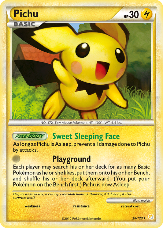 Pichu - 028/123 - HeartGold & SoulSilver